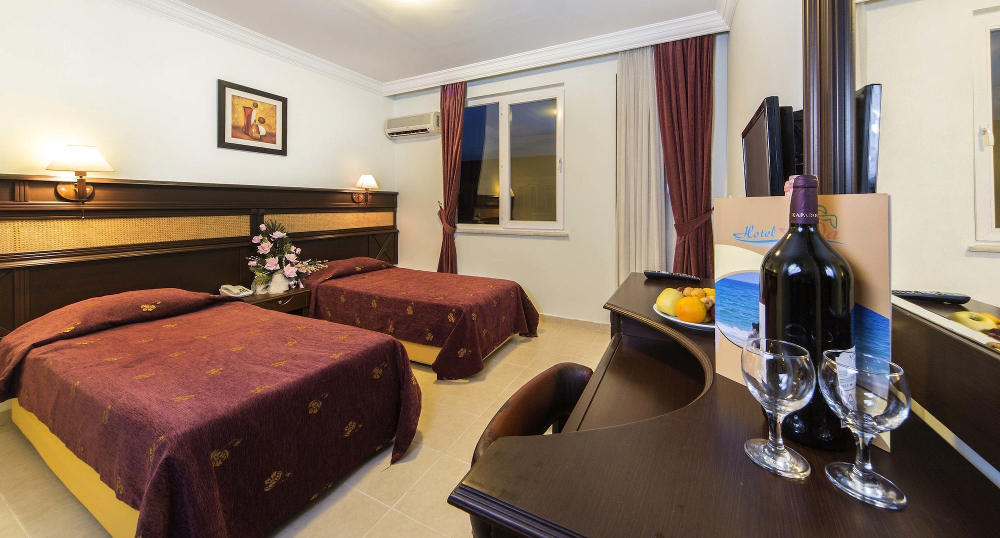 Kleopatra Aydin Hotel อลันยา ภายนอก รูปภาพ