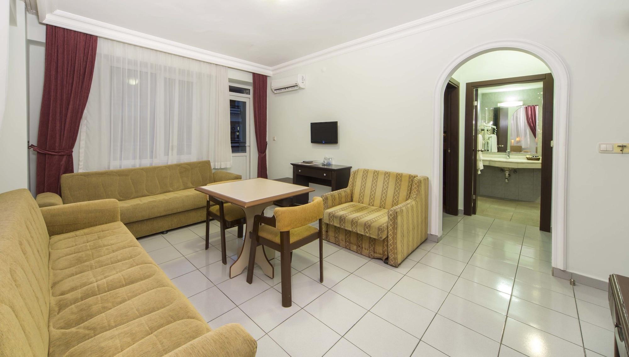 Kleopatra Aydin Hotel อลันยา ภายนอก รูปภาพ