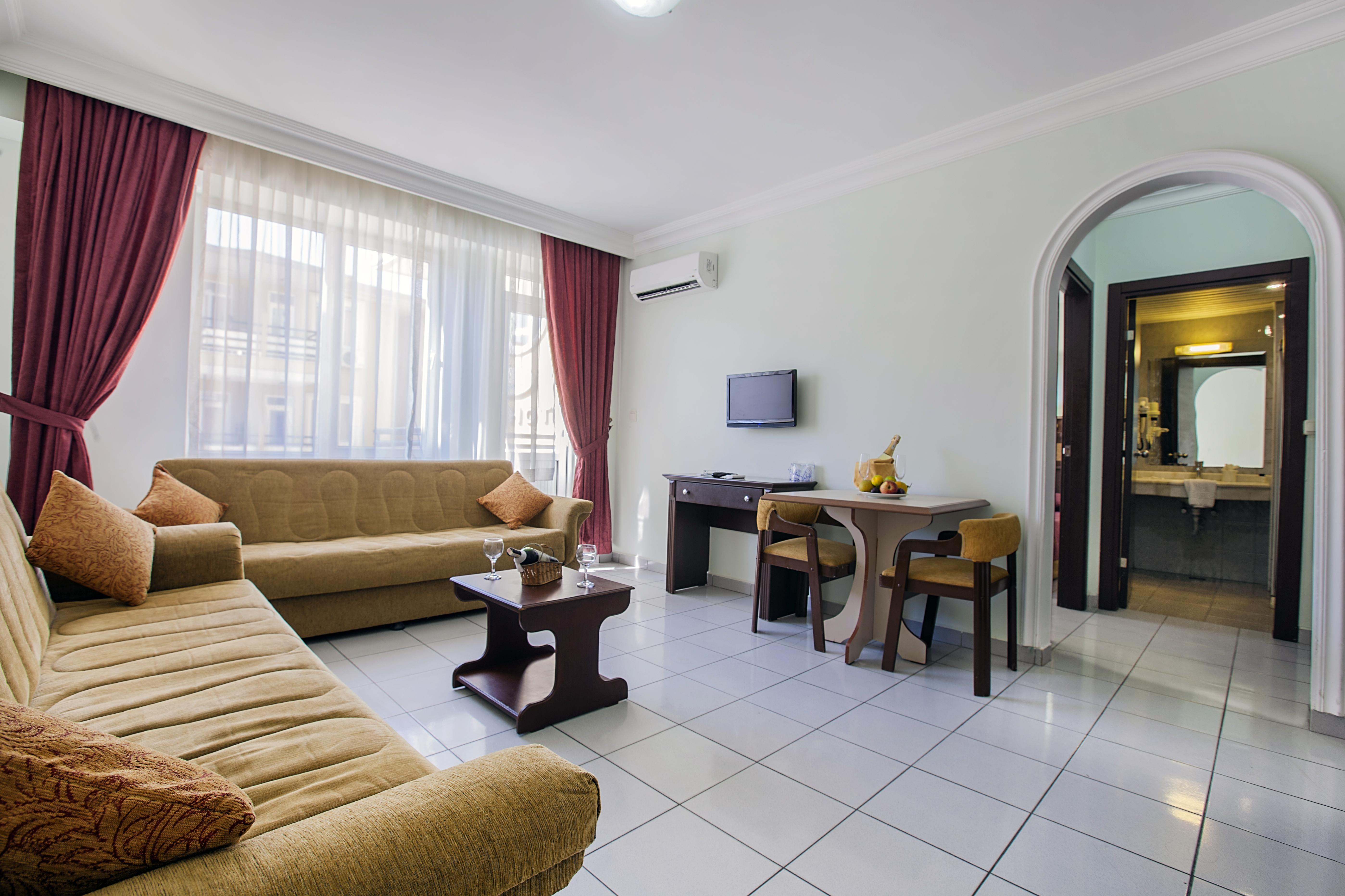 Kleopatra Aydin Hotel อลันยา ภายนอก รูปภาพ