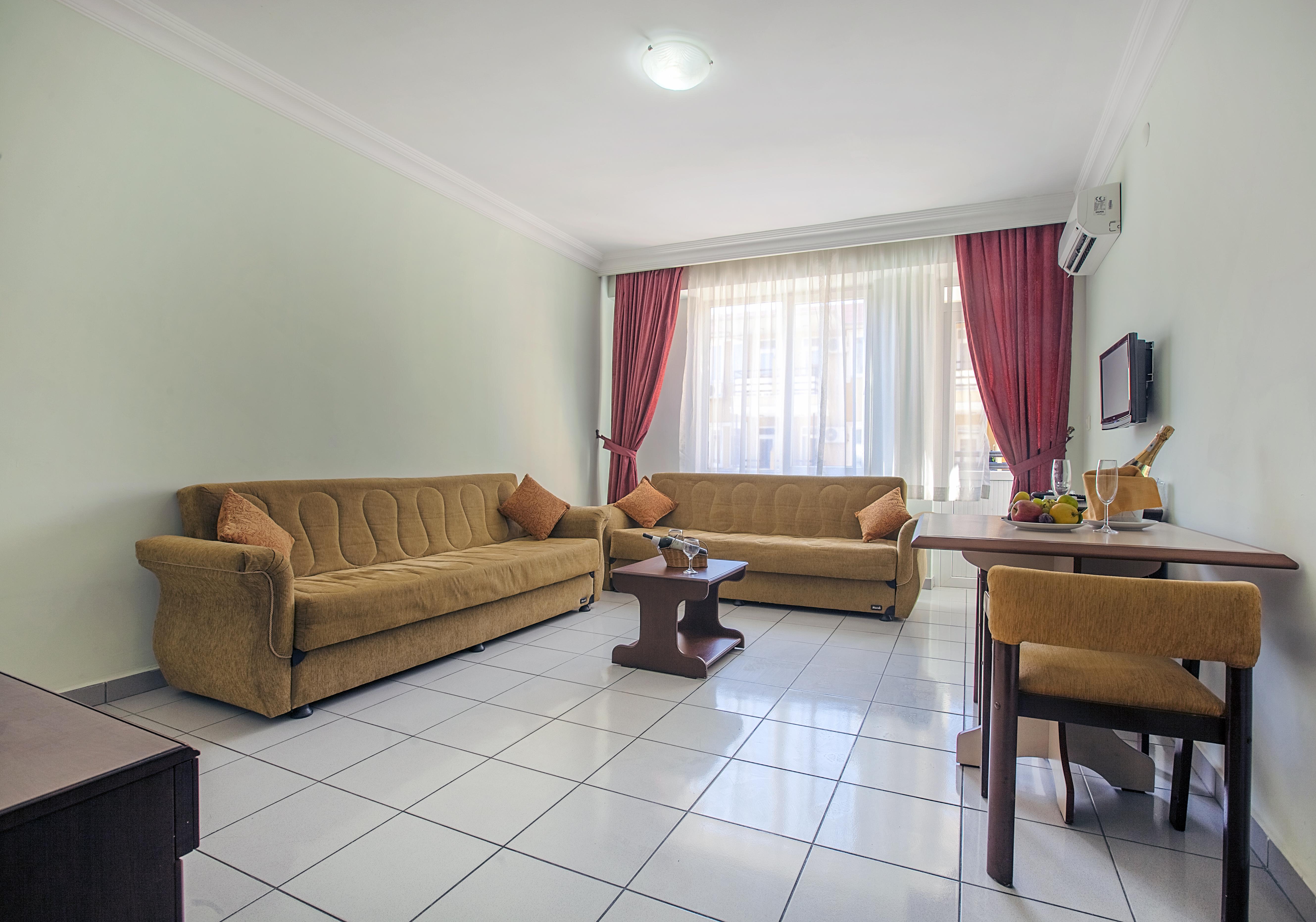 Kleopatra Aydin Hotel อลันยา ภายนอก รูปภาพ